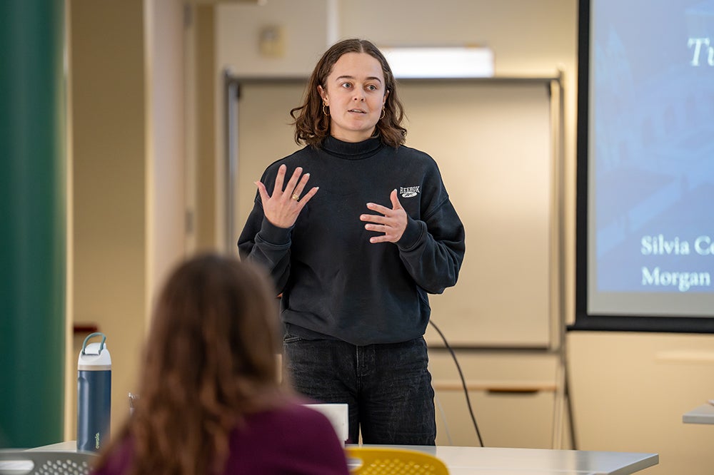 Morgan Underwood at Rice CTE workshop