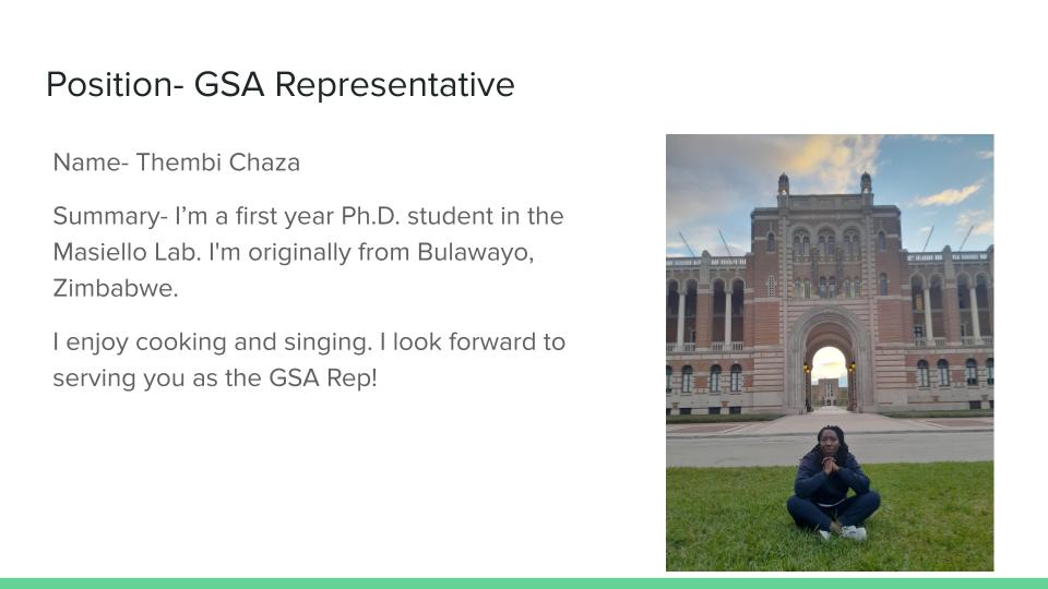 Geounion GSA representative with picture and description