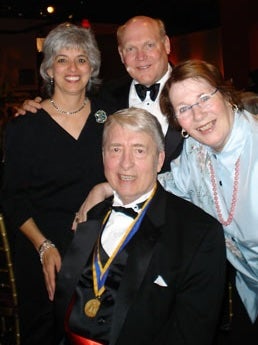 Pete Vail with John and Judy Van Wagoner