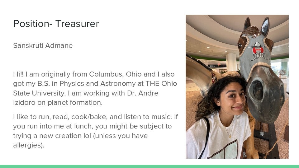 Geounion treasurer with picture and description