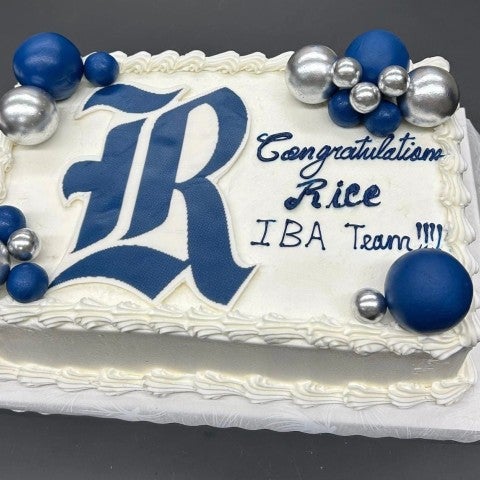 Cake for the IBA winners