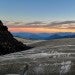 View of the Andes  mountain range from Cordón Caulle volcano in Chile